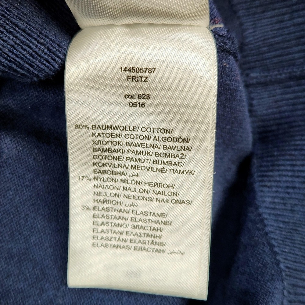 MCNEAL Sweater Vest Mens Large Blue V Neck Cotton Stretch Knit Pullover NEW - Picture 11 of 15